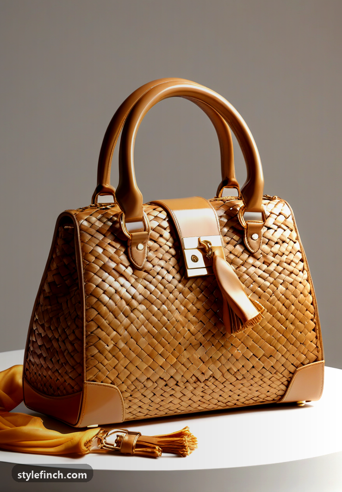 How to seamlessly mix textures in handbag styling